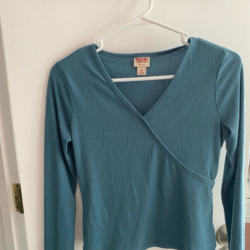 mossimo long sleeve blouse